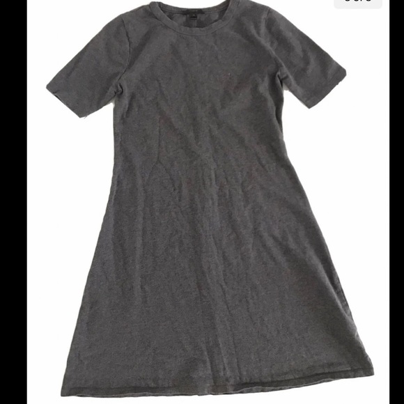 J Crew | Knit Sunset Dress Womens Size XS Gray Short Sleeves Pullover Crewneck - Picture 10 of 10